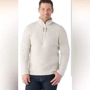 Smartwool Hudson Trail Fleece Half Zip Sweater Men's Size XL Gorpcore Outdoor